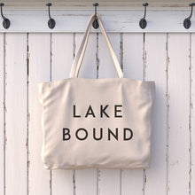 Load image into Gallery viewer, Canvas Totes - Lake Themed & Customizable