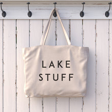 Load image into Gallery viewer, Canvas Totes - Lake Themed & Customizable