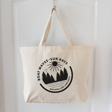 Load image into Gallery viewer, Canvas Totes - Lake Themed & Customizable