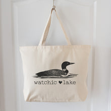 Load image into Gallery viewer, Canvas Totes - Lake Themed & Customizable