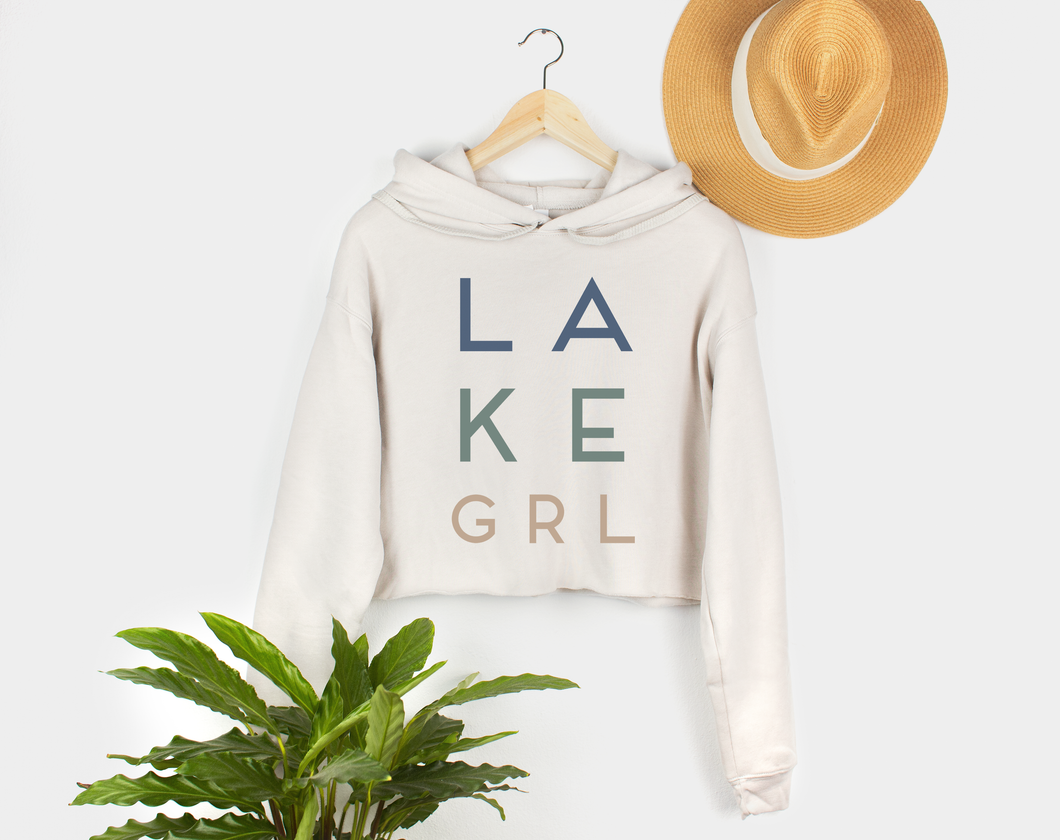 Lake Girl Cropped Hoodie