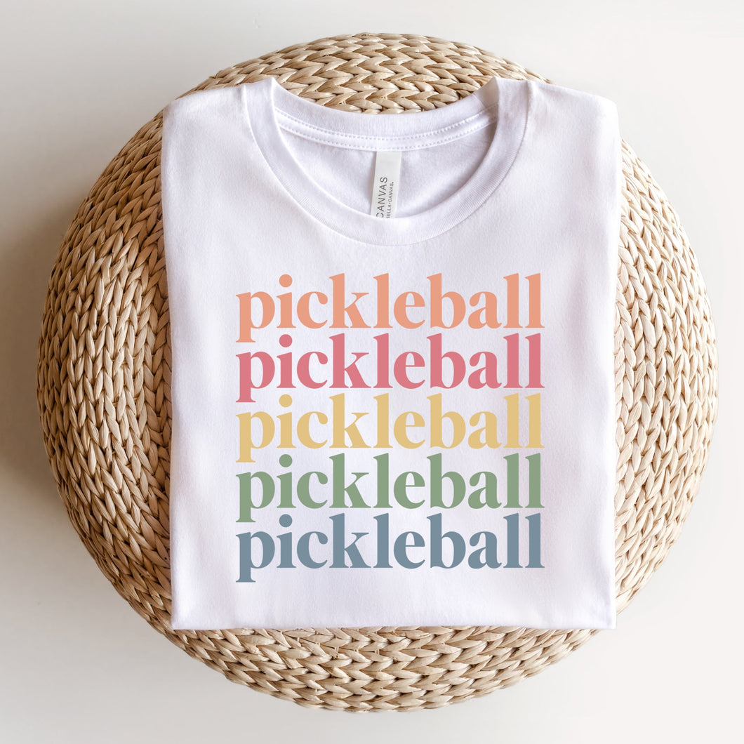 Pickleball on Repeat Short Sleeve T-shirt