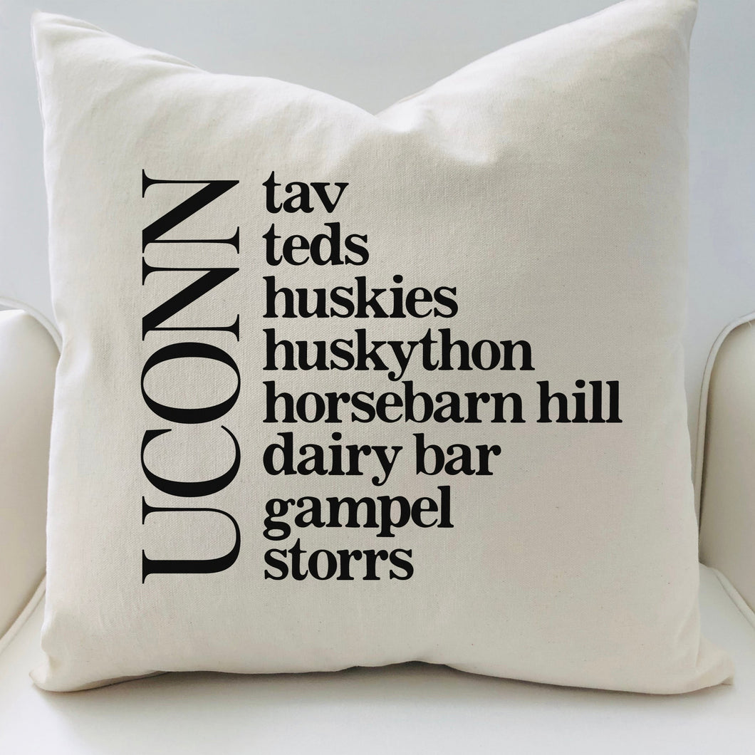 Custom College 20x20 Pillow